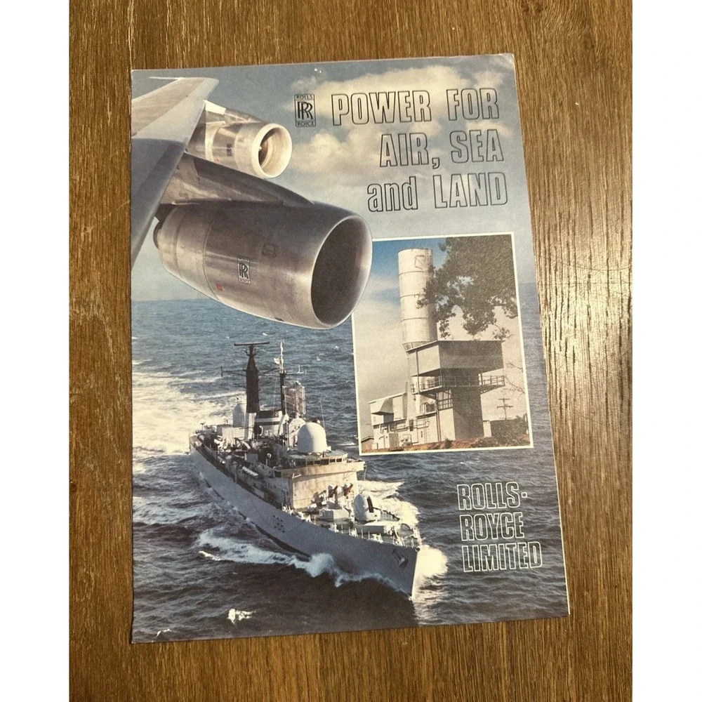 ROLLS ROYCE Technology Aviation Publicity Brochure Dec 1978